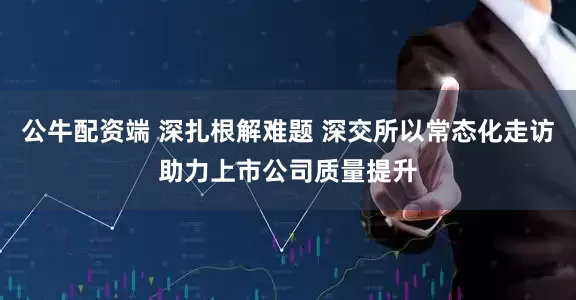 公牛配资端 深扎根解难题 深交所以常态化走访助力上市公司质量提升